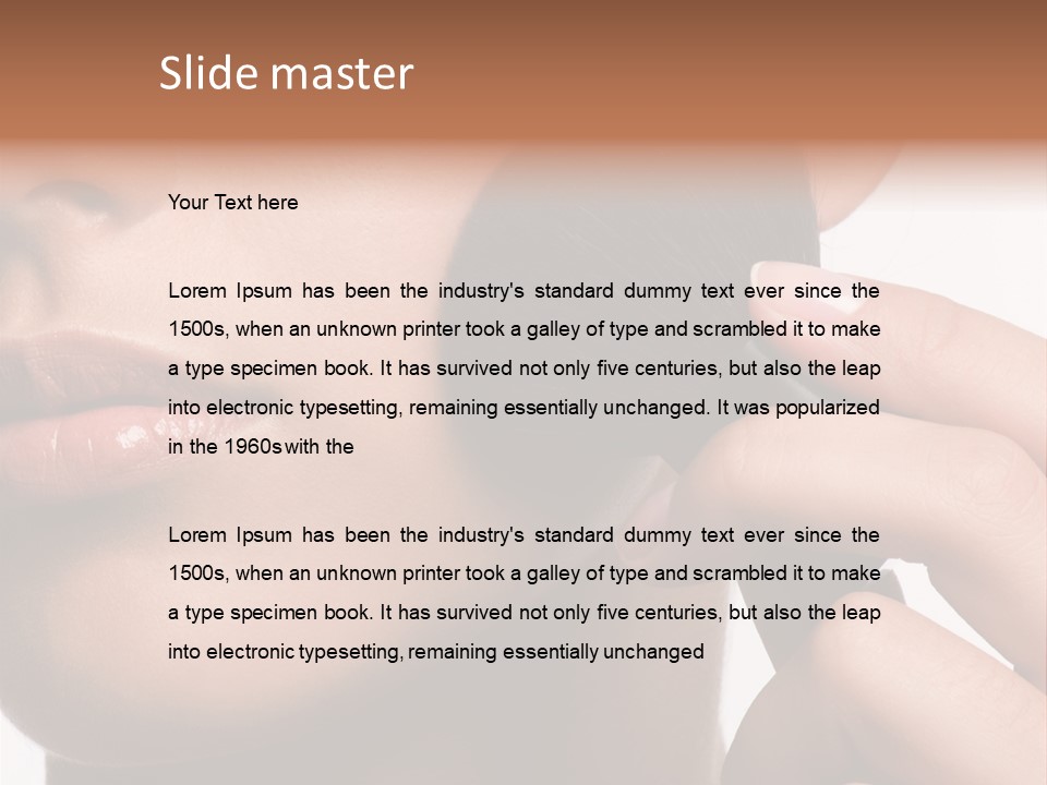 Bronzing Look PowerPoint Template