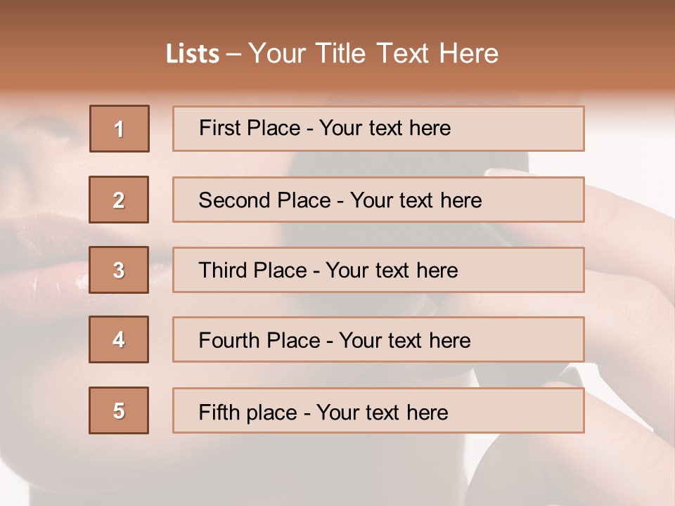 Bronzing Look PowerPoint Template