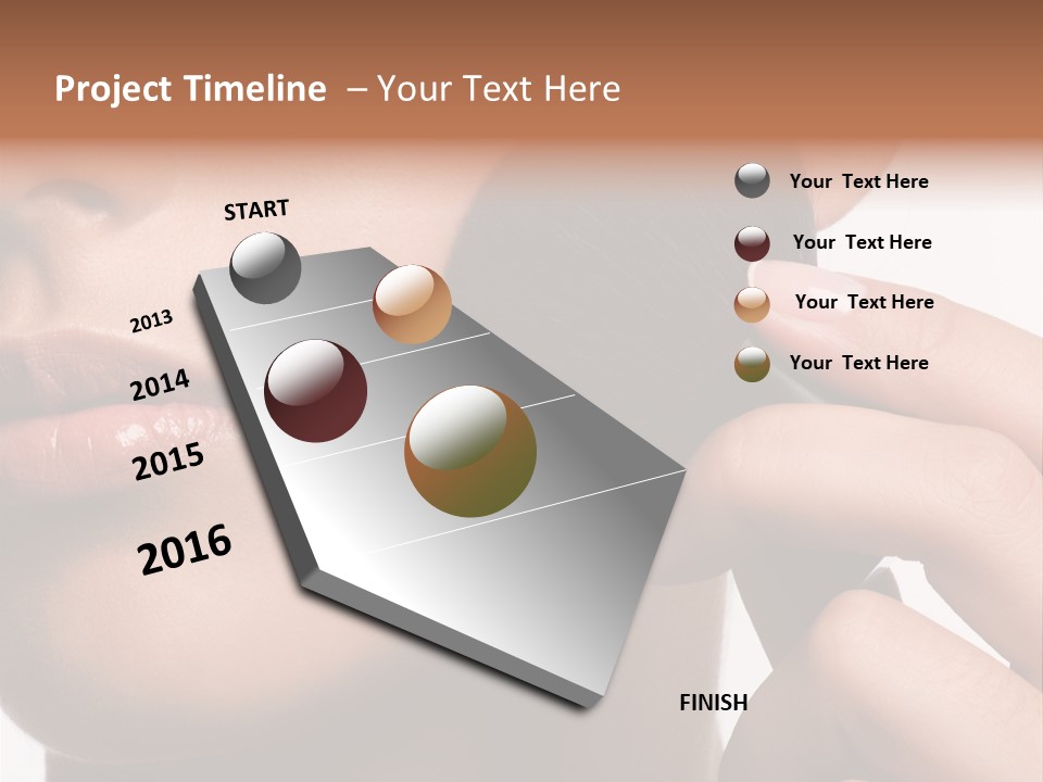Bronzing Look PowerPoint Template