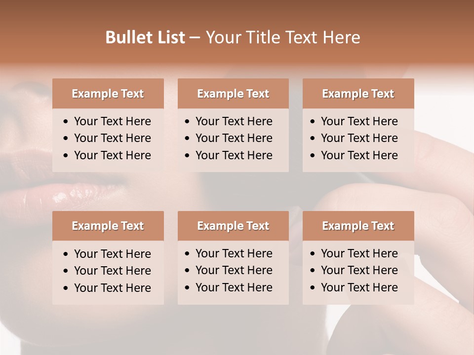 Bronzing Look PowerPoint Template