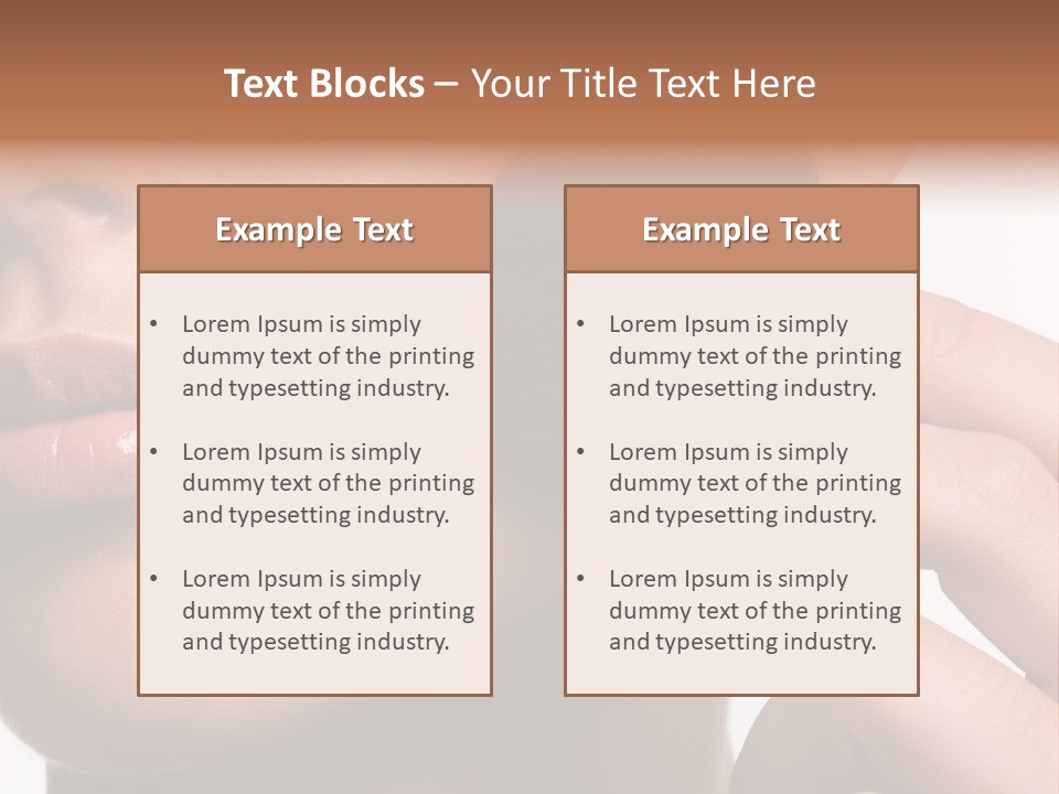 Bronzing Look PowerPoint Template