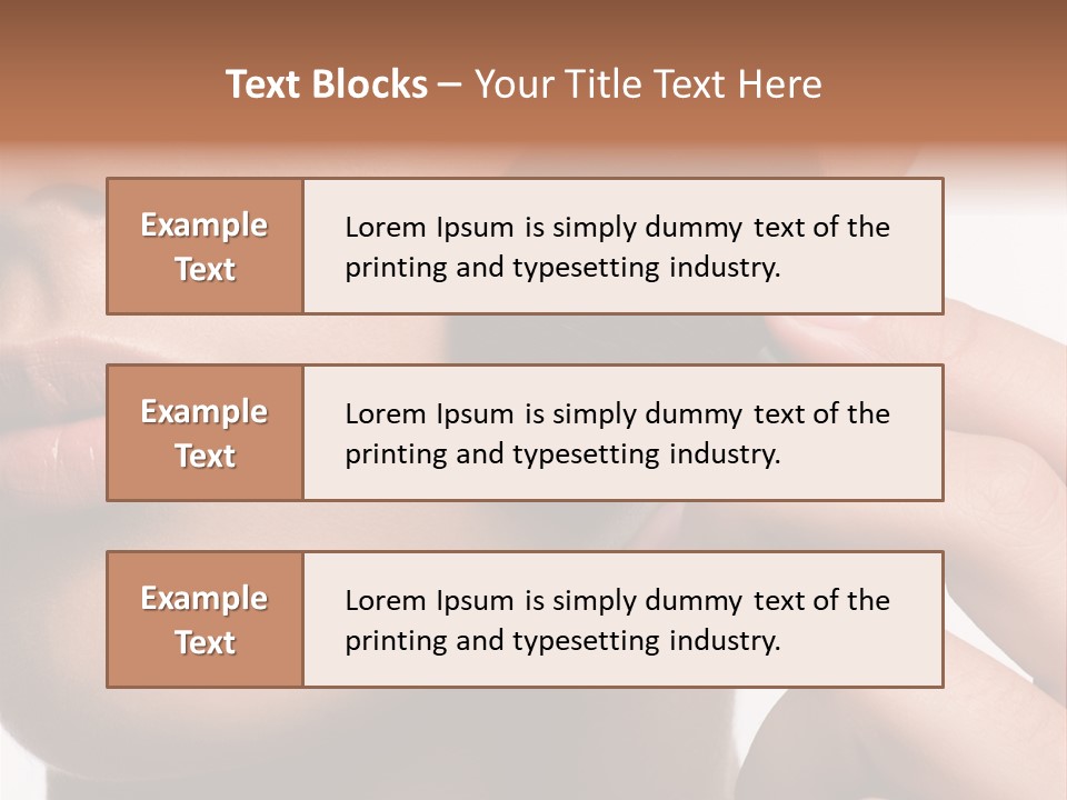 Bronzing Look PowerPoint Template