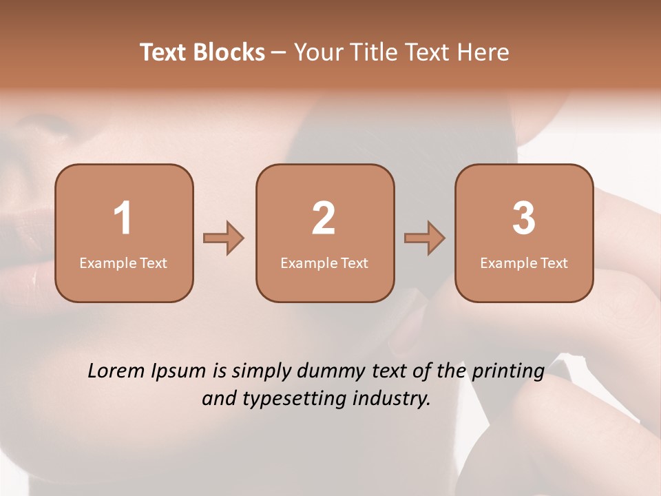 Bronzing Look PowerPoint Template