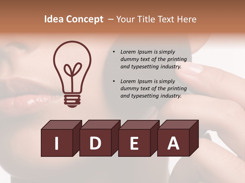 Bronzing Look PowerPoint Template