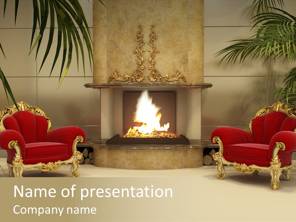 Royal Armchair PowerPoint Template