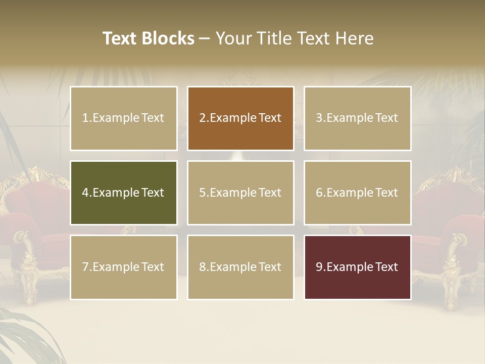 Royal Armchair PowerPoint Template