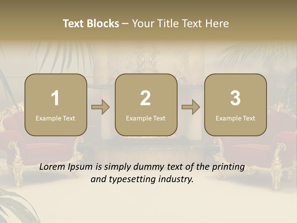 Royal Armchair PowerPoint Template