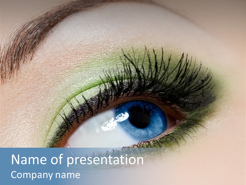 Eye Shadows PowerPoint Template