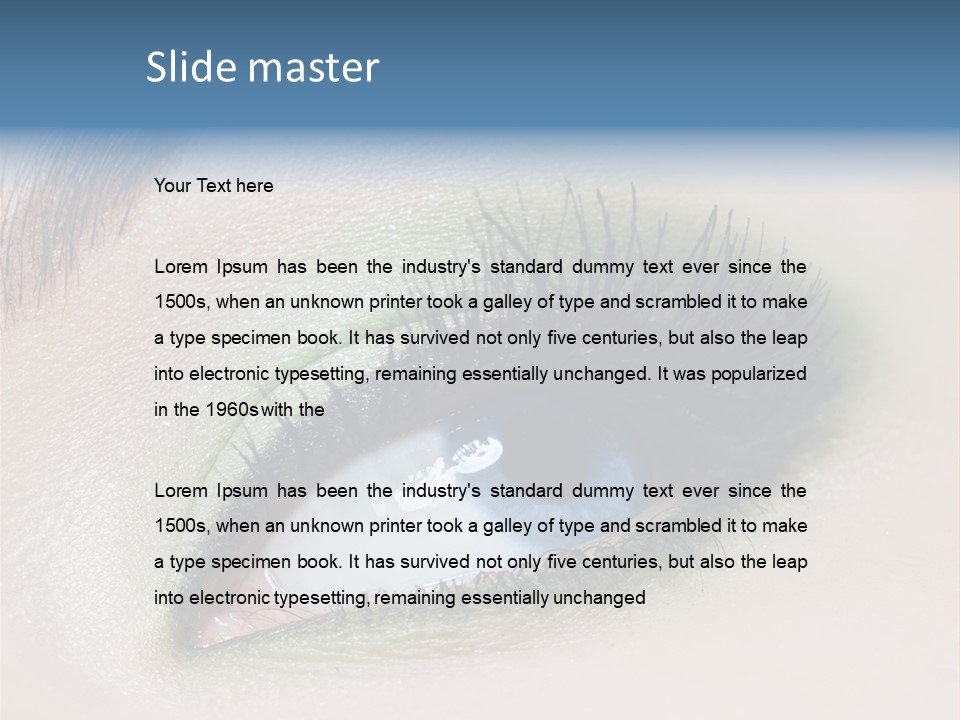 Eye Shadows PowerPoint Template