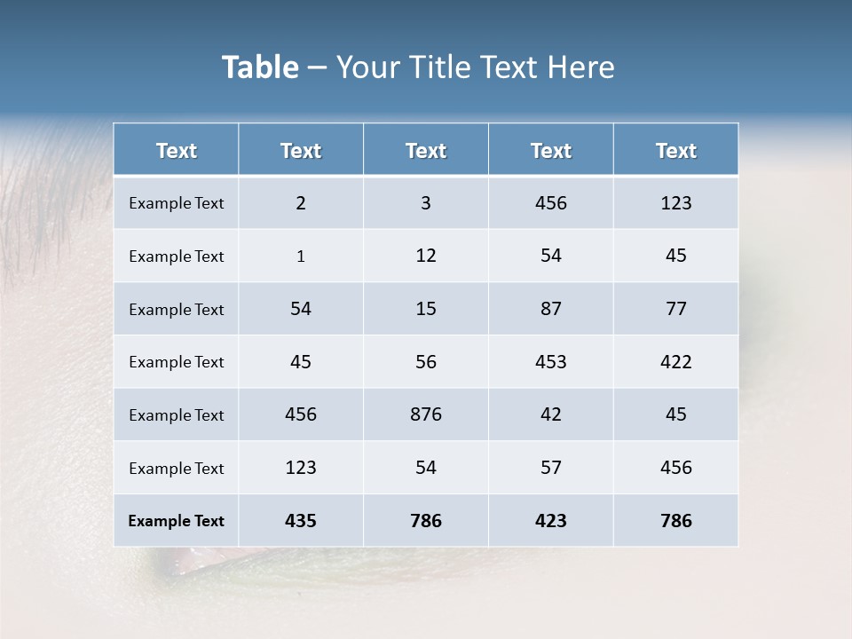 Eye Shadows PowerPoint Template