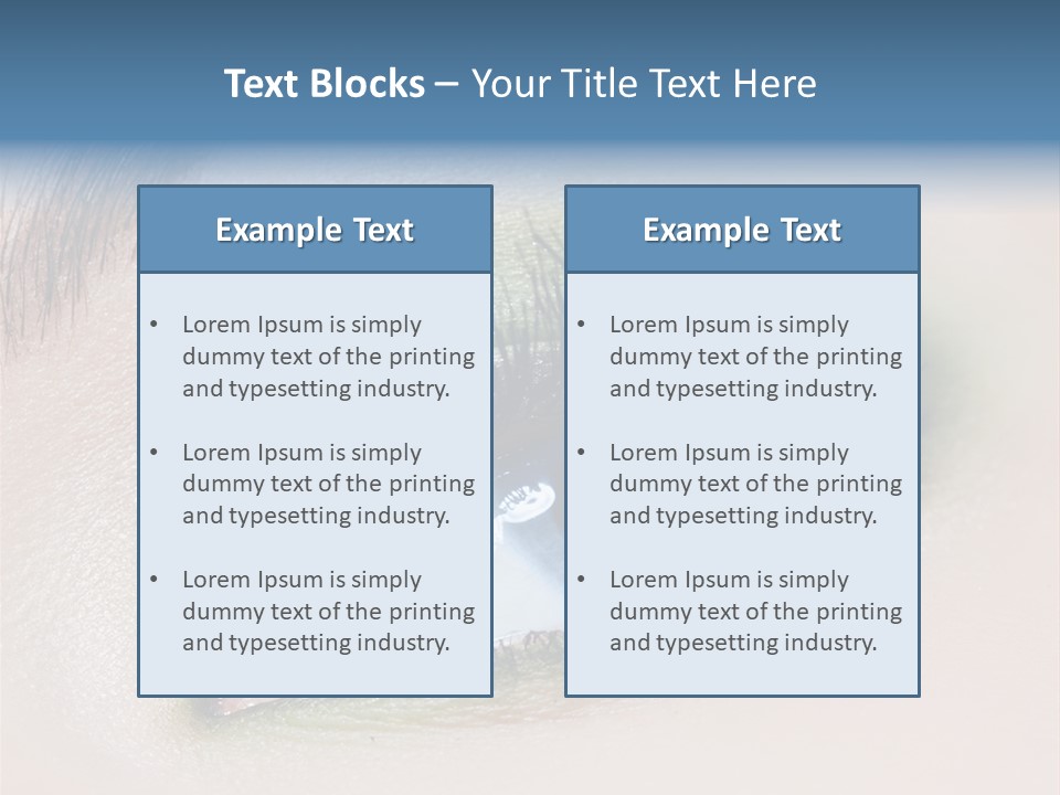 Eye Shadows PowerPoint Template