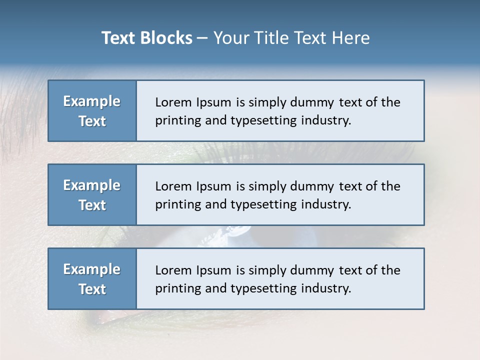 Eye Shadows PowerPoint Template