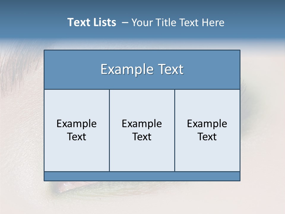 Eye Shadows PowerPoint Template