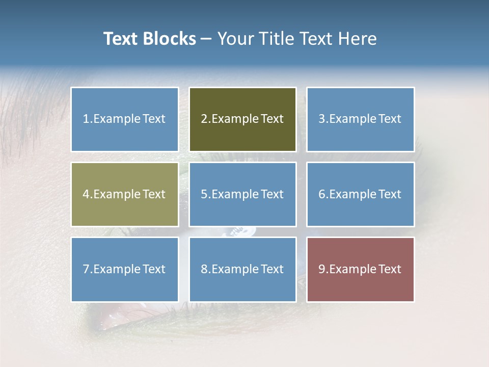 Eye Shadows PowerPoint Template