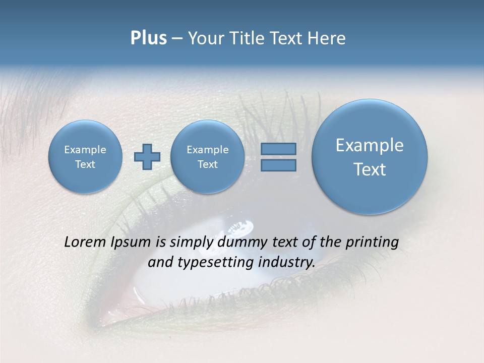 Eye Shadows PowerPoint Template