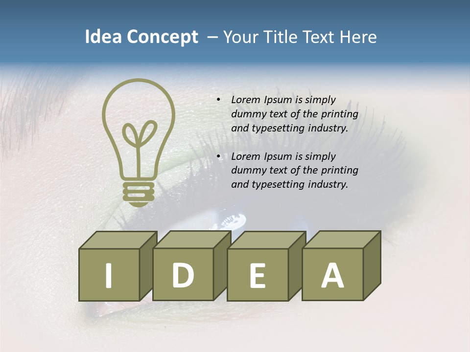 Eye Shadows PowerPoint Template