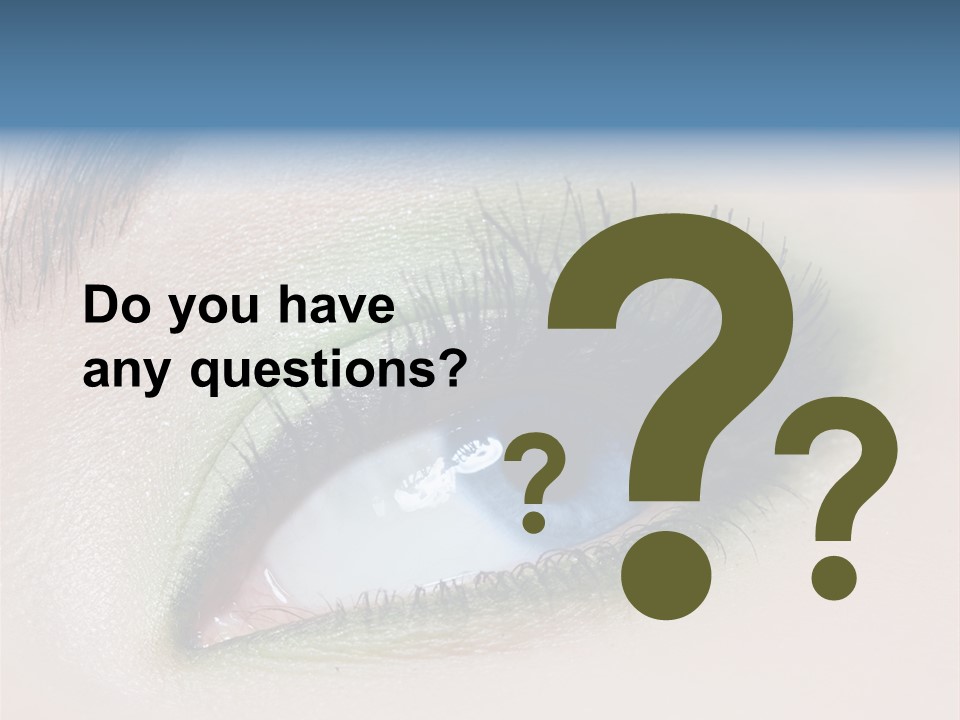 Eye Shadows PowerPoint Template