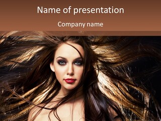 Beautiful Woman PowerPoint Template