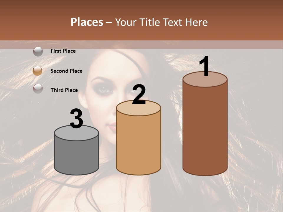Beautiful Woman PowerPoint Template