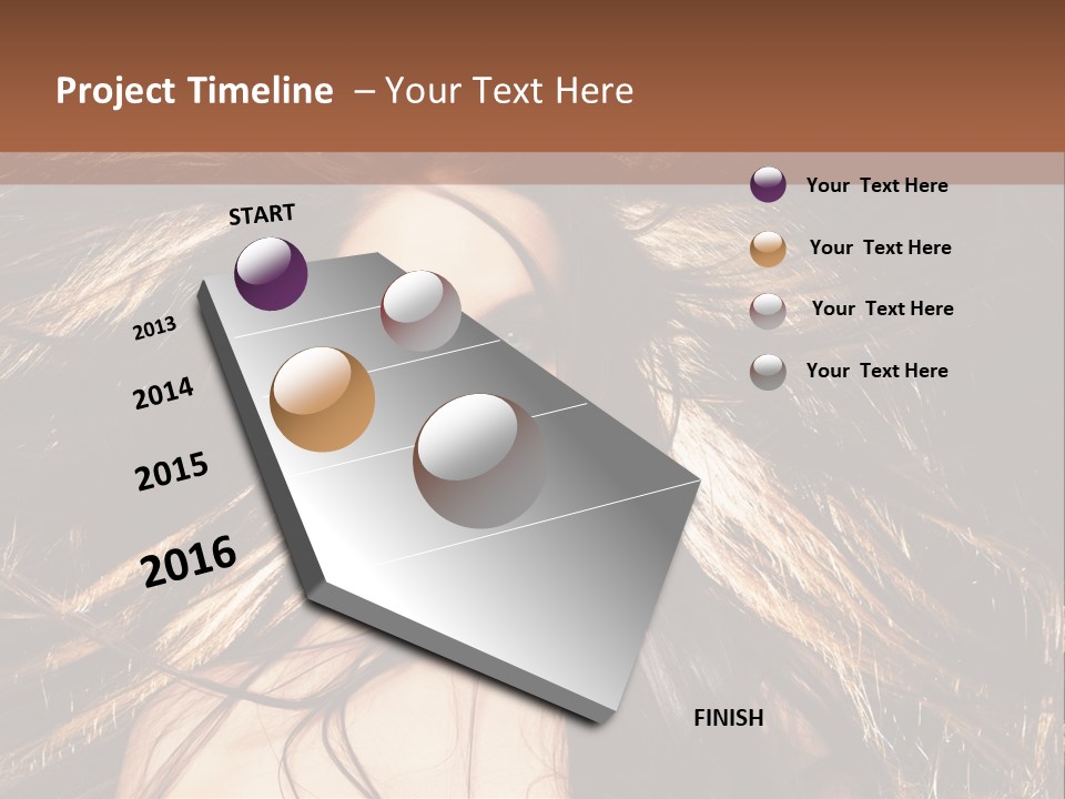 Beautiful Woman PowerPoint Template