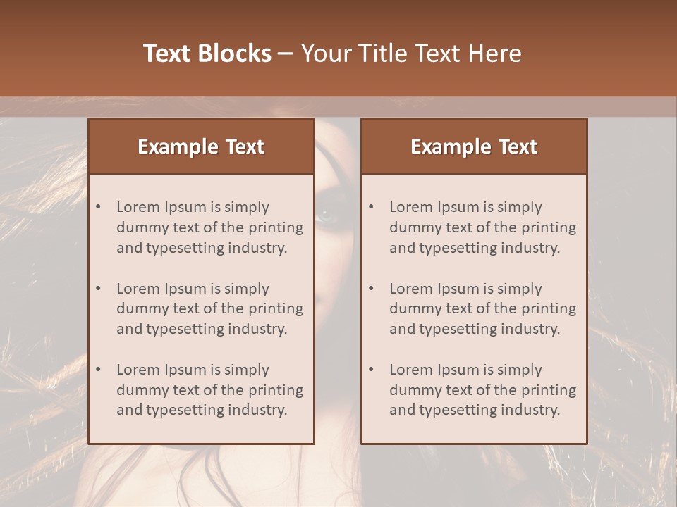 Beautiful Woman PowerPoint Template