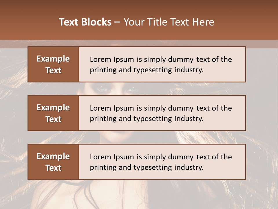 Beautiful Woman PowerPoint Template