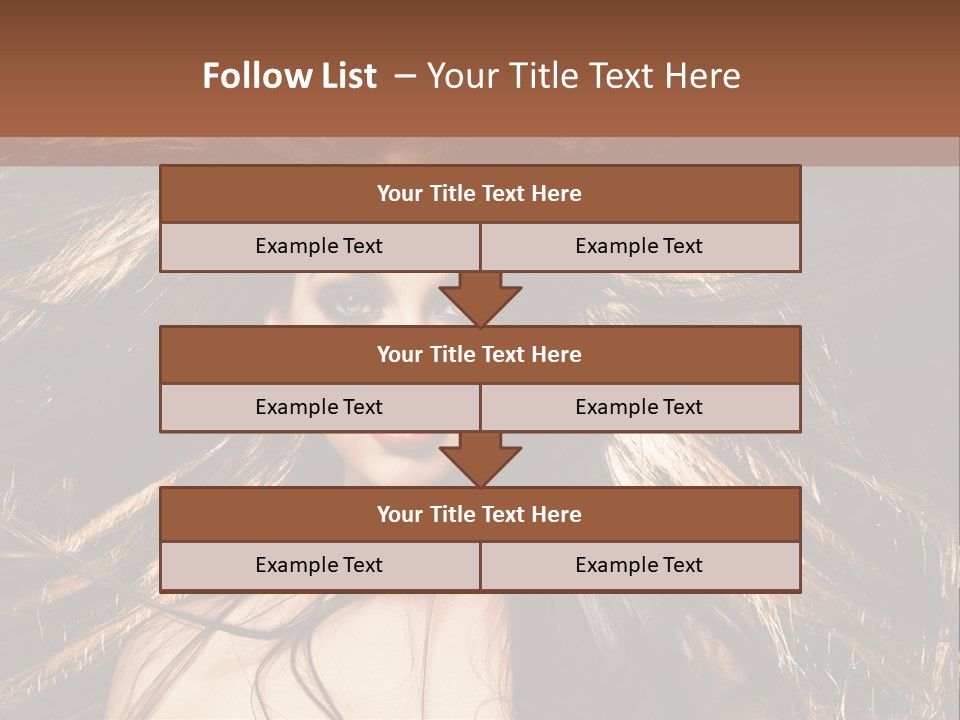 Beautiful Woman PowerPoint Template