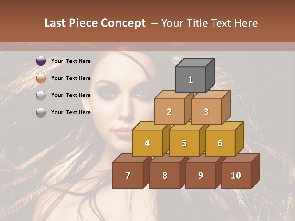 Beautiful Woman PowerPoint Template
