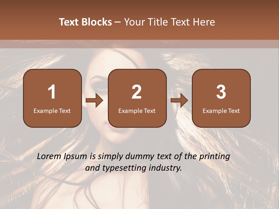 Beautiful Woman PowerPoint Template