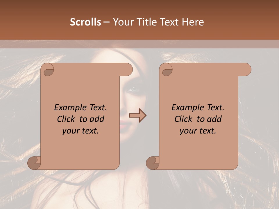 Beautiful Woman PowerPoint Template