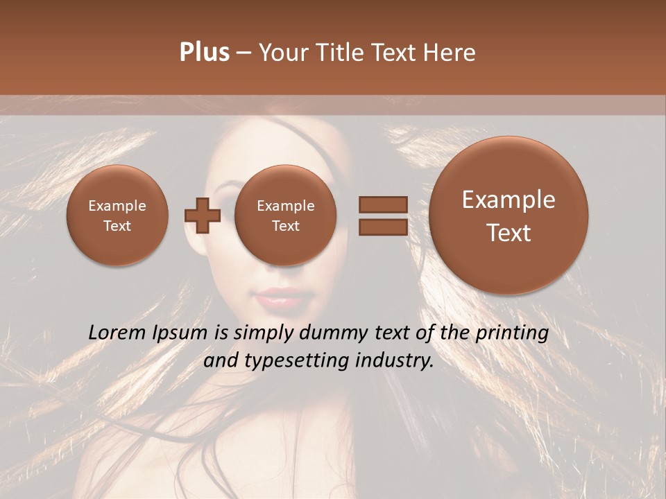 Beautiful Woman PowerPoint Template