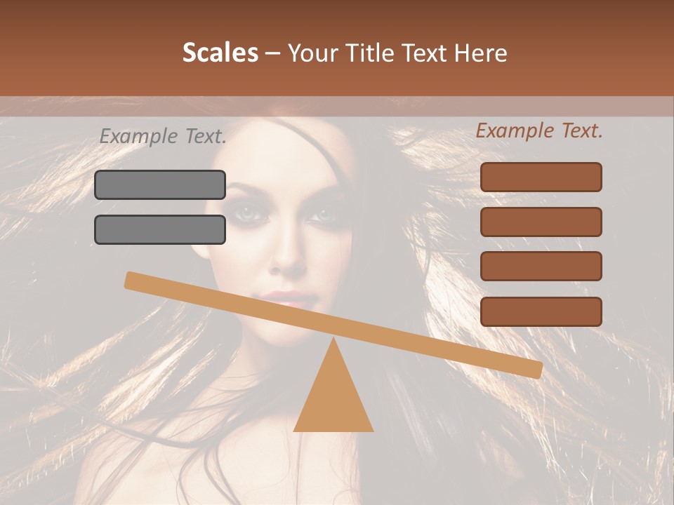 Beautiful Woman PowerPoint Template