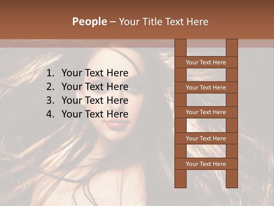 Beautiful Woman PowerPoint Template