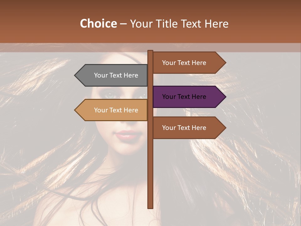 Beautiful Woman PowerPoint Template