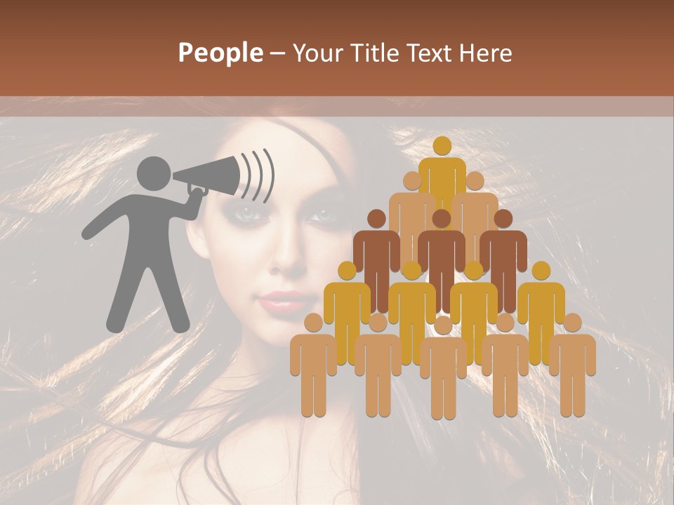 Beautiful Woman PowerPoint Template