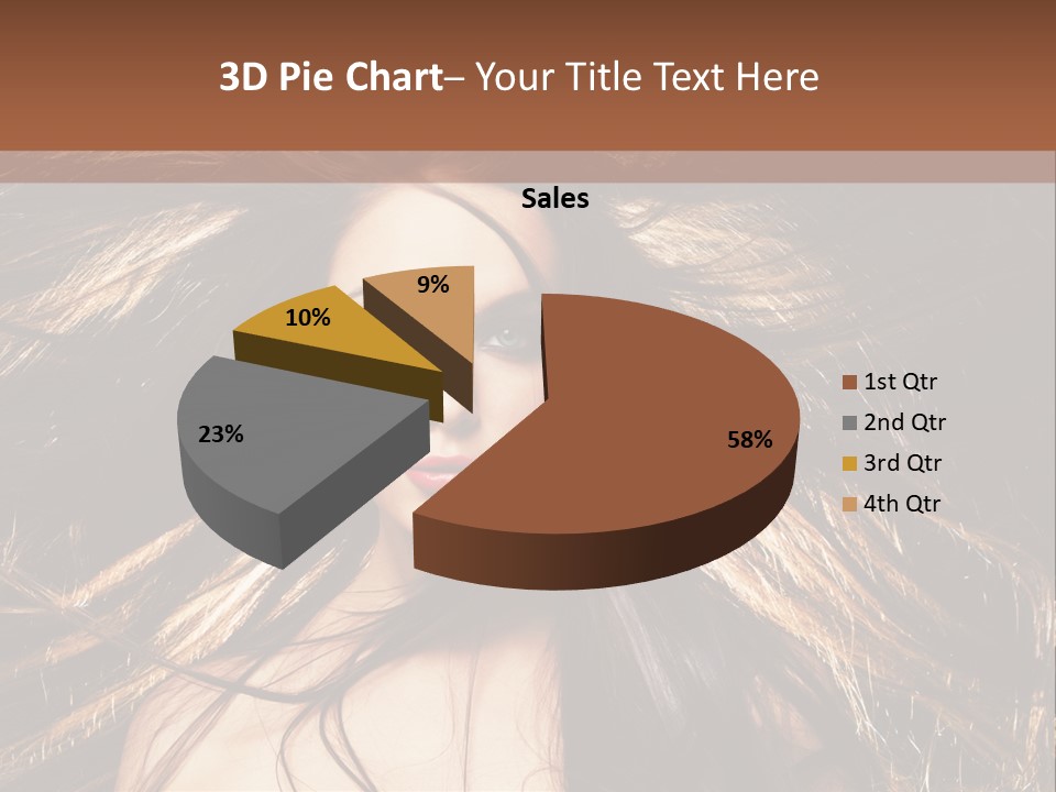 Beautiful Woman PowerPoint Template