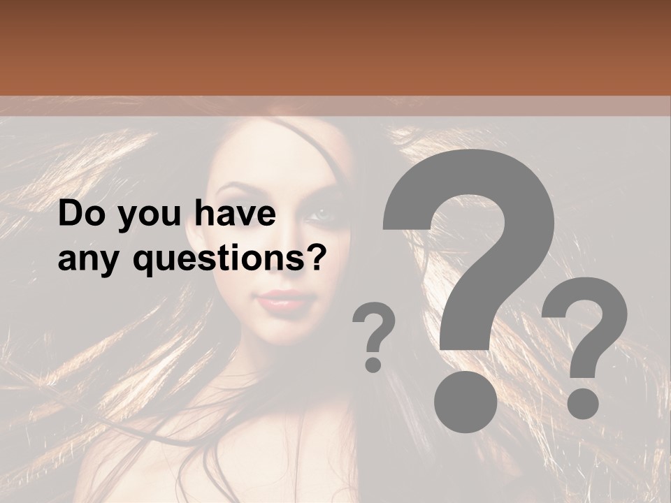 Beautiful Woman PowerPoint Template