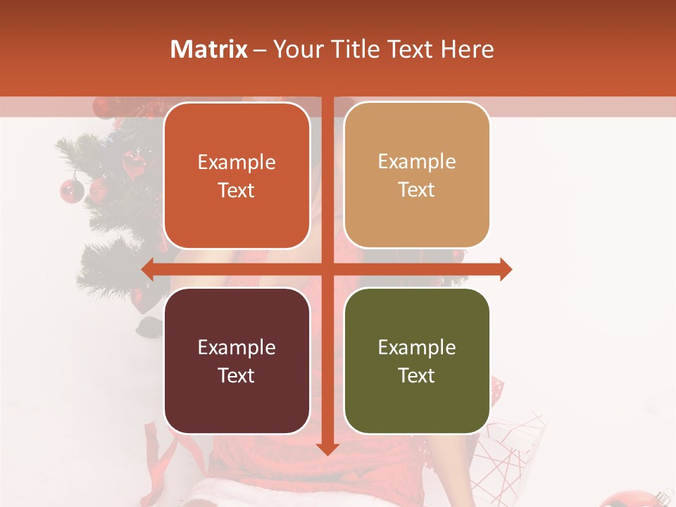 Santa Girl PowerPoint Template