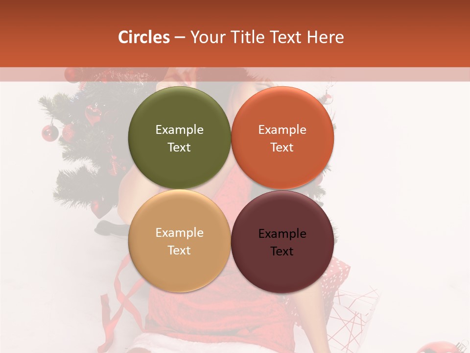 Santa Girl PowerPoint Template