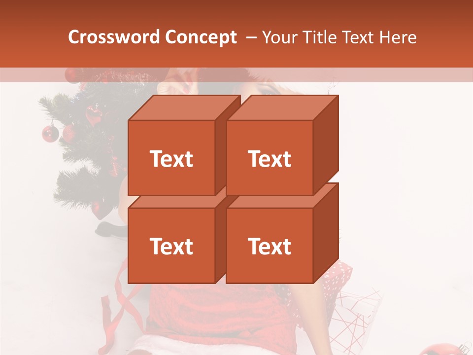 Santa Girl PowerPoint Template