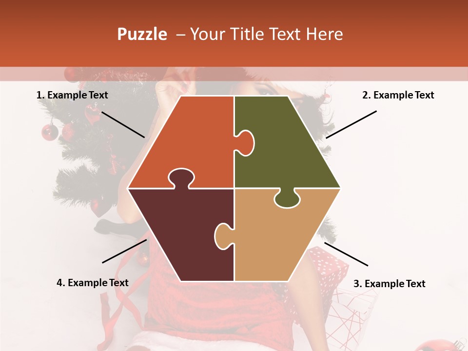 Santa Girl PowerPoint Template