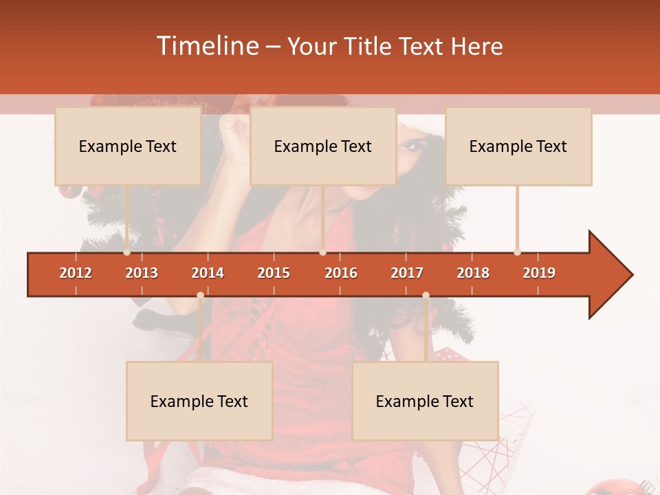 Santa Girl PowerPoint Template