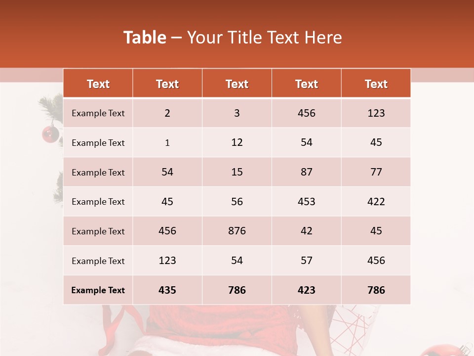 Santa Girl PowerPoint Template