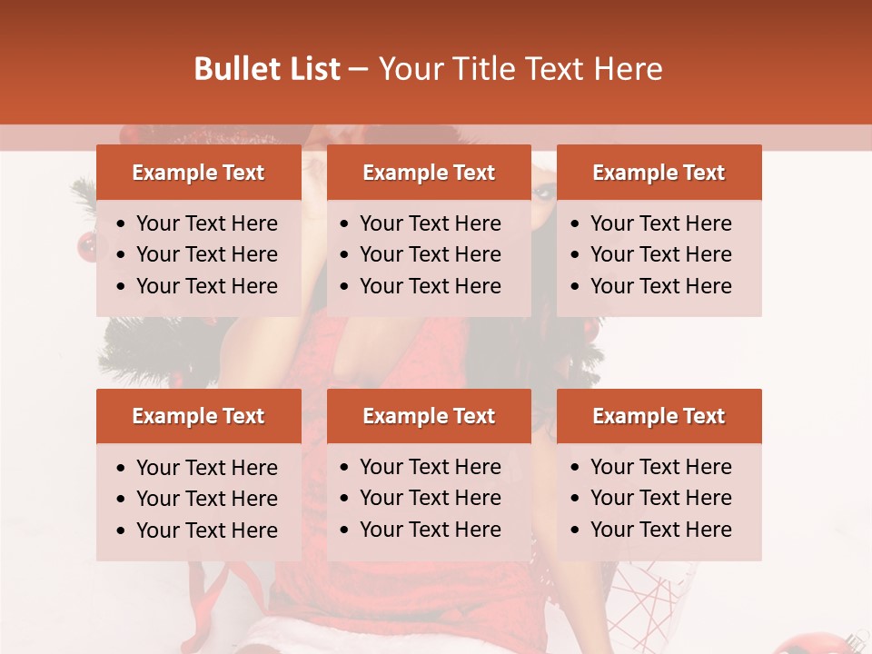 Santa Girl PowerPoint Template