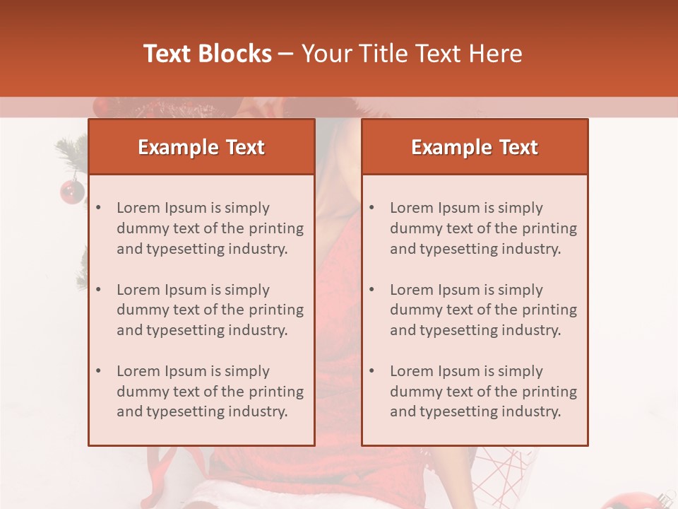 Santa Girl PowerPoint Template