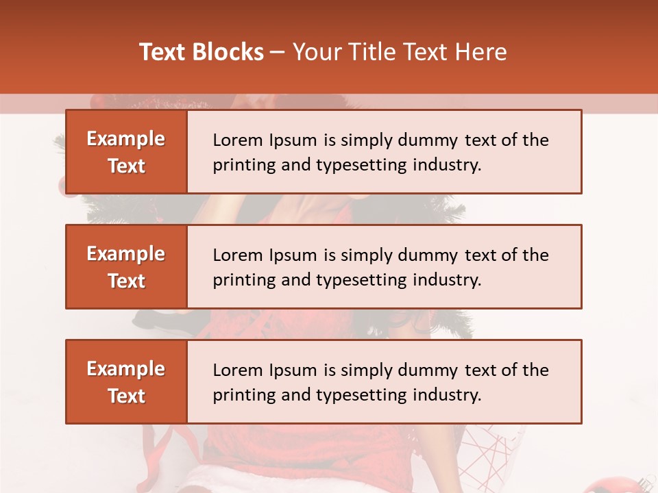 Santa Girl PowerPoint Template