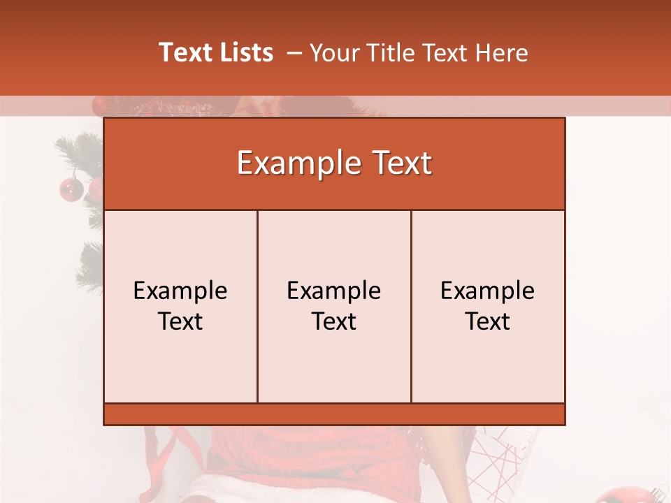Santa Girl PowerPoint Template