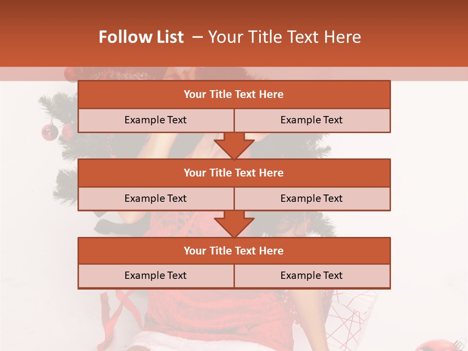 Santa Girl PowerPoint Template