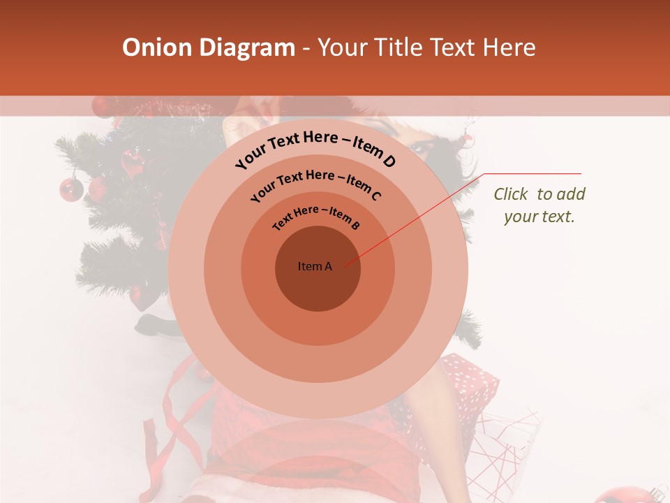 Santa Girl PowerPoint Template