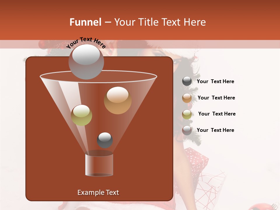 Santa Girl PowerPoint Template